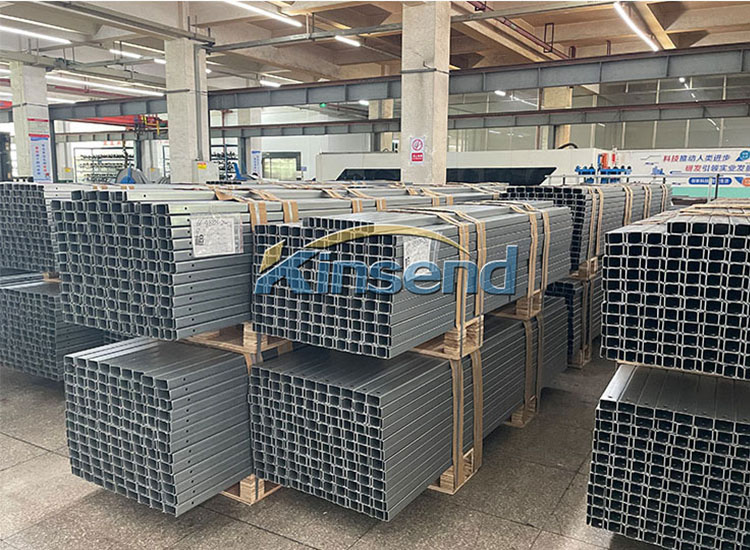 Steel solar racking