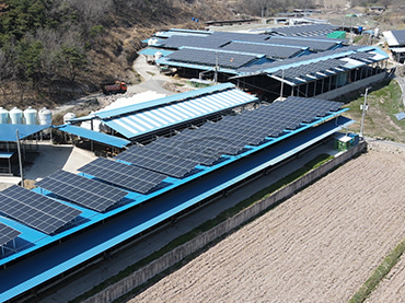 Hệ thống lắp đặt mái kim loại 598KW, Hàn Quốc