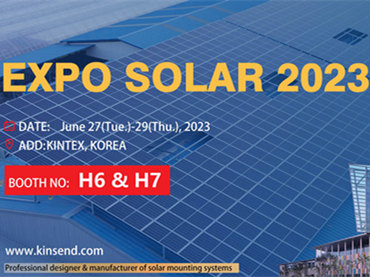 2023 KOREA EXPO SOLAR , Gian hàng Kinsend: H6 & H7