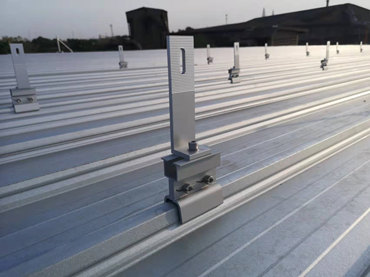 Standing Seam Solar Rooftop Mounting System  2.6MW, Thailand